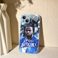 Pop Smoke Famous Rapper Phone Case For iPhone 15 13 12 Mini 11 Pro XS Max X XR 14 Plus Tempered Glass Cover. 