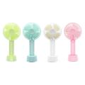Mini portable hand holding gift silent strong wind rechargeable small fan. 
