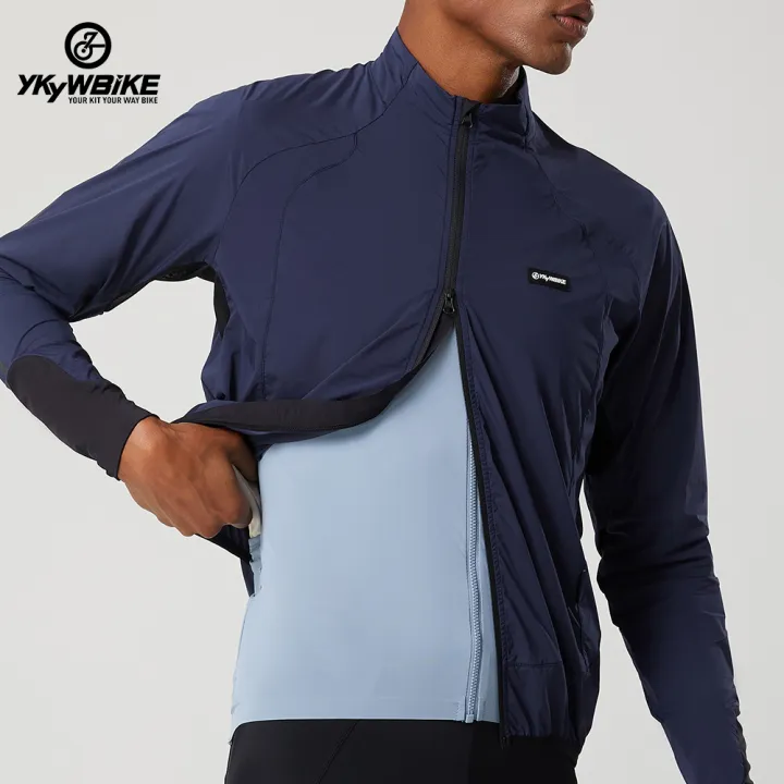 HOT%20YKYWBIKE%20Cycling%20Windbreaker%20Jacket%20Jersey%20Men%20Windproof%20Long%20Sleeve%20Breathable%20Bicycle%20Windbreaker%20Lightweight%20Packable%20Coat%20-%20Image%202