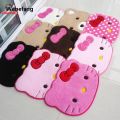 Wenefang Sanrio Hello Kitty Designer Plush Rug Soft Doormat Floor Mat Carpet 2025 New Home Living Bath Room Anti Slip Imitation Cashmere Gifts. 