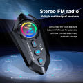 2025 NEW Y12 Motorcycle Helmet Headset Bluetooth 5.4 Motorcycle Wireless Hands-on Talking Headset Waterproof Moto Headphone. 