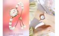 1 Pcs Watch for Women Elegant Bracelet Set Rose Gold , GOld & Silver Heart Rhinestone Women's Quartz Watch with Pearls Bangles Women's Bracelet Watches. 