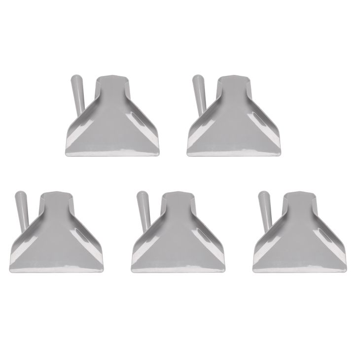 5X Plastic Chip Scoop French Fries Shovel Loader Chip Packaging Shovel Funnel Popcorn Fast Food Right Handle