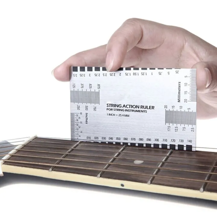 String Instrument Luthier Measurements Chart.pdf Pip Maintenance Tool Guide Setup Measuring Luthier Height Measurement ...