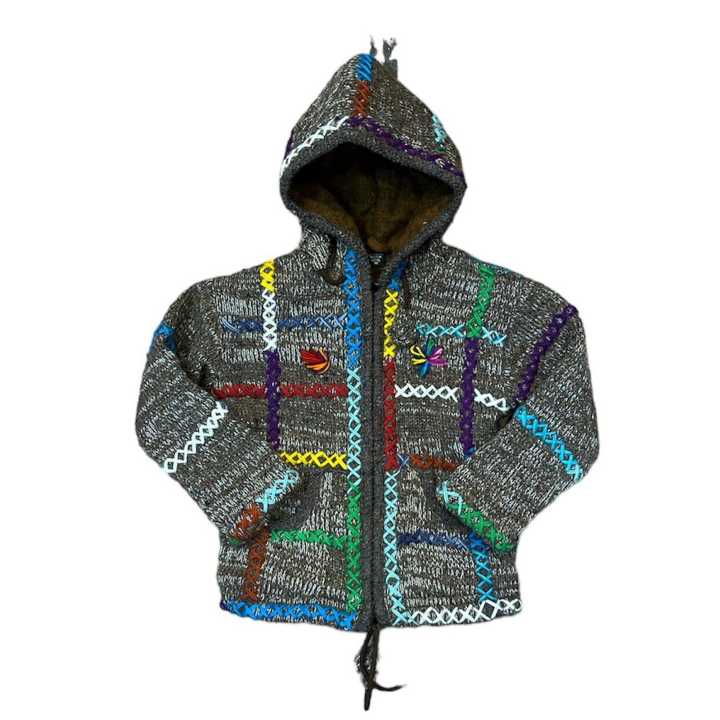 woolen patch jacket for baby