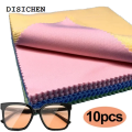 DISICHEN Portable Glasses Cleaning Cloth Reusable Microfiber Glasses Cleaner Fabric Cleaner for Sunglasses Camera Phone Lens Wipes Cloth. 