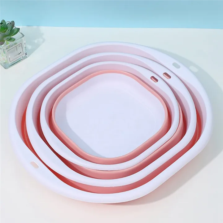 Folding%20Wash%20Basin%20Outdoor%20Travel%20Portable%20Wash%20Basin%20Light%20Hanging%20Foldable%20Basin,White%20&%20Green%20-%20Image%206