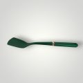 Green High Grade Hard Silicone Spatula For Non-Stick Cookwares For Scratchless Handling. 