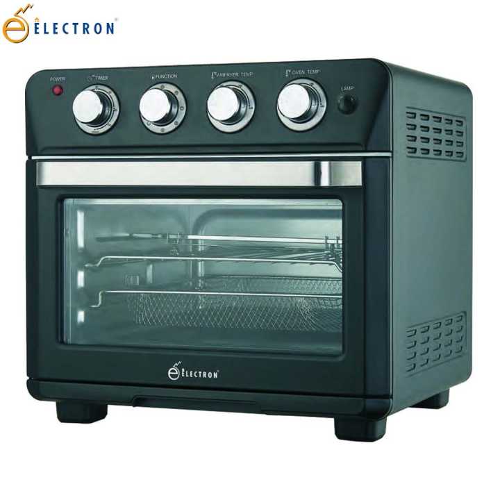 Electron Elvo-25AF MECHANICAL AIR FRYER Electric Oven 1700W - (Black)