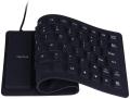 Foldable Flexible USB Wired Silicone Water-resistant Washable Keyboard. 