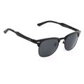 TH Black Polarized Square Sunglasses For Unisex. 