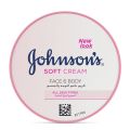JOHNSONS 24hr Moisture Soft Cream for Face & Body - 200ml. 