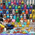 Compatible with LEGO Minecraft Building Blocks Minifigures Full Set Steve Doll Village Small Particle Assembly Toys. 