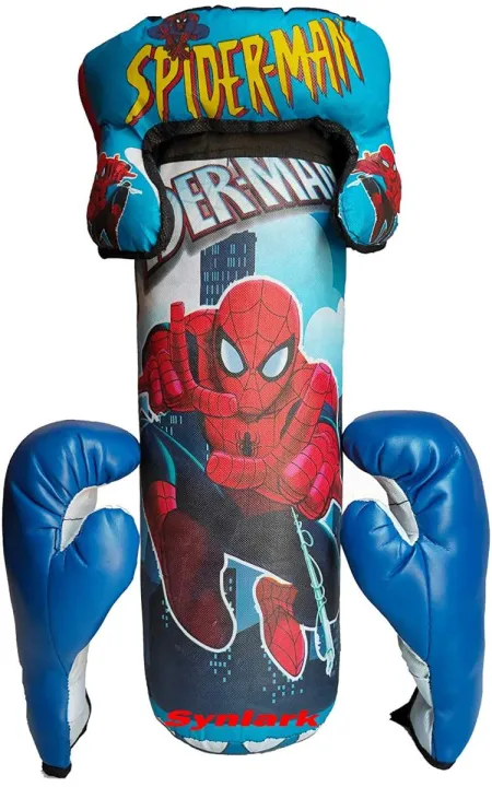 Kids%20Boxing%20Glove%20with%20Punching%20Bag%20Spiderman%20Toys%20Super%20Hero%20SpiderMan%20-%20Image%202