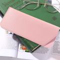 Women Simple Glasses Case Eyewear Bag Reading Glasses Case Eyeglass Box Sunglasses Case Spectacle Case PU  Glasses Bags. 