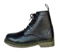 Black Classic Martin Doctor Boots For Men. 