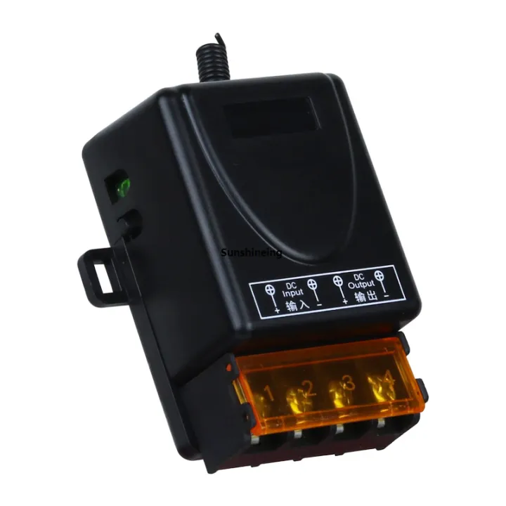 Smart Home DC 12-72V 24V 30A Wireless Remote Control Switch RF 433Mhz ...