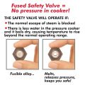 Hawkins Safety Valve For All Hawkins Pressure Cooker 1.5 - 14 Litres. 