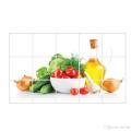 Vegetable Anti-Oil Stickers For Kitchen Pvc Printed For Kitchen Wall Rooms Practical Stickers Home Decor. 