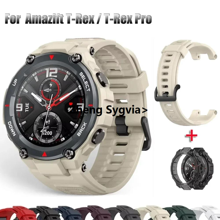 Haodeguiguo%20New%20goods%20tideBand%20+%20Case%20T%20T-ReRex%20Strap%20Silicon%20Fit%20T-Huami%20Amaz%20Rubber%20Strap%20for%20Amazfix/T-Rex%20Pro%20Watches%20-%20Image%203