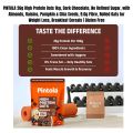 PINTOLA 25g High Protein Oats 400g, Dark Chocolate,No Refined Sugar, with Almonds Raisin, Pumpkin and Chia Seeds, 8g Fibre, Rolled Oats for weight loss, Breakfast Cereals | Gluten Free | Pintola Protein Oats Chocolate | Pintola protein oats 400g dark choc. 
