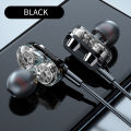 6D In-Ear Stereo High Bass Headphone In-Ear 3.5MM Wired Earphones Metal HIFI Earpiece With MIC For Xiaomi Samsung Huawei Phones Fengshi. 