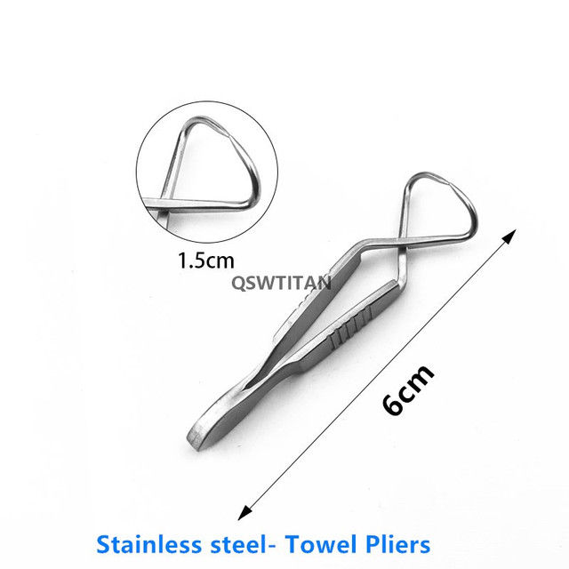 NEW 【Innovative design】Ophthalmic Microscopy Cloth Towel Forceps ...