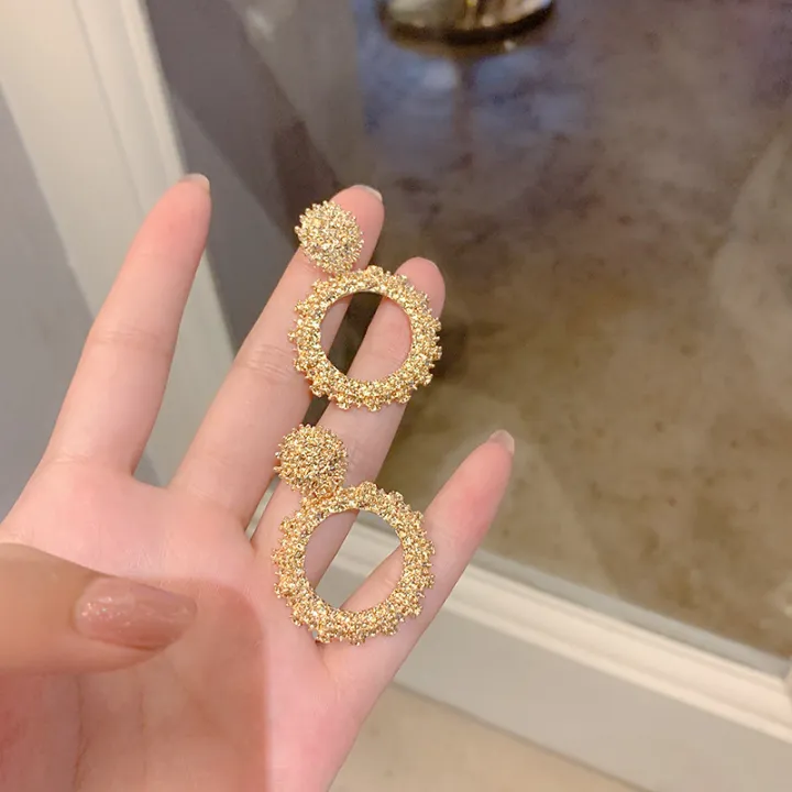 %E3%80%90Special%20offer%E3%80%91Earrings%202023%20New%20Fashionable%20Ear%20Studs%20Exaggerated%20Earrings%20Women's%20Retro%20Hong%20Kong-style%20Ear%20Ring%20Design%20Ins%20-%20Image%203