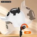 Universal Waterproof Motorcycle Mobile Phone Holder Shockproof Cartoon Sunshade Phone Bracket Small Helmet Rider Phone Stand for Motorcycle Accessories. 