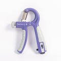 Light Purple Color Adjustable Counting Gym Gripper Trainer Exercise Hand Grip Strengthener Of 10 to 100kg With Counter. 