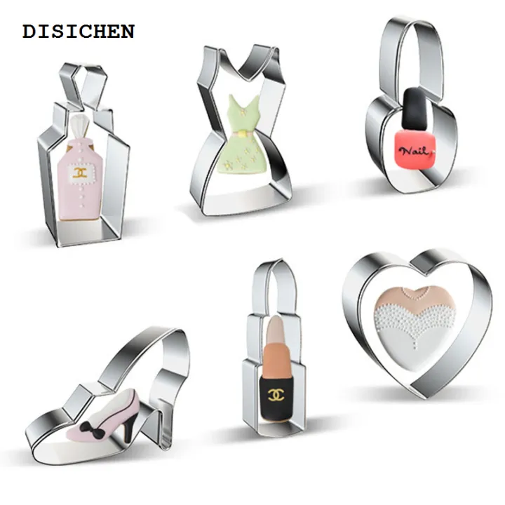 DISICHEN%20Luxury%20Stainless%20Steel%20Makeup%20Tools%20Biscuit%20Mould%20Lipstick%20Perfume%20Shape%20Fondant%20Cake%20Mold%203D%20Pastry%20Cookie%20Cutters%20Cake%20Tools%20-%20Image%202