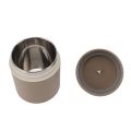 Practical 304 Stainless Steel Round Lunch Container 420ml Insulated Food Storage Portable Lunch Box For Office. 