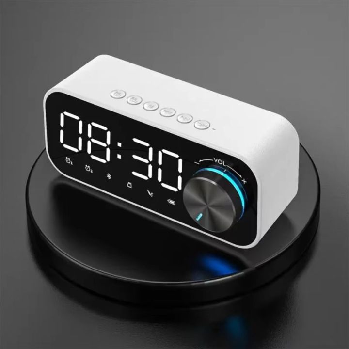 Multifunctional%20Device%20High%20Volume%20Bluetooth%20Speaker%20Small%20Size%20Clock%20Function%20Mini%20Alarm%20Clock%20Portable%20Design%20Wireless%20Connectivity%20LED%20Alarm%20Clock%20Alarm%20Clock%20-%20Image%203
