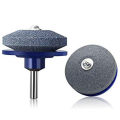 3 Pack Lawn Mower Blade Sharpener, 1 Pack Lawn Mower Blade Balancer, Spare Wheel Stone for Any Lawn Mower. 