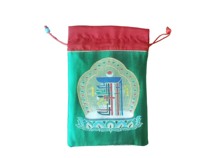 Elegant%20Traditions:%20Auspicious%20Symbol%20Brocade%20Drawstring%20Jewelry%20Bag%20-%20Image%202