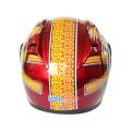 MRD Auto Red/Yellow Full Shine Full Face Helmet - (Al2004). 