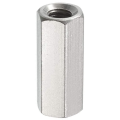 8PCS M6 x 1 Pitch 25 mm Long 304 Stainless Steel Metric Hexagon Stud Extension Hexagon Nut. 