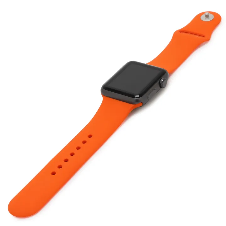 For%20Apple%20Watch%20Series%20Band%2042Mm%20/44Mm%20Silicone%20Wrist%20Band-%20Orange%20-%20Image%203
