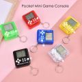 Portable Handheld Video Game Keychain Puzzle Old-Fashioned Mini Game Players Retro Pocket Electronic Games Keyring Party Favors. 