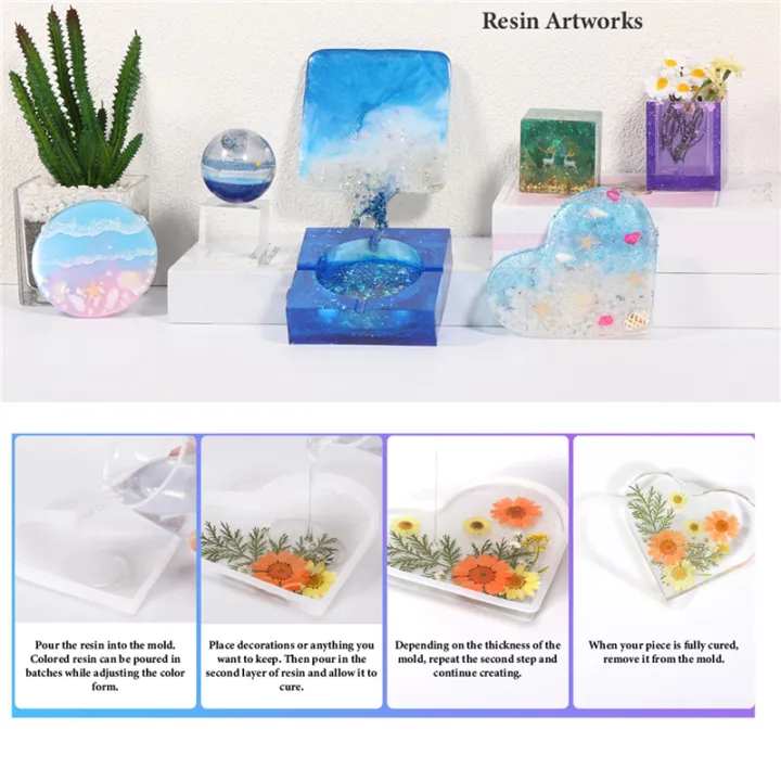 Resin%20Molds%20Silicone%20Kit%2012PCS%20White%20Epoxy%20Resin%20Molds%20Resin%20Mold%20Including%20Pen%20Container,%20Tray,%20Love,%20Round%20-%20Image%208