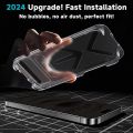 BENKS Ultra Shield Privacy Screen Protector for iPhone 16 Pro Max Invisible Privacy Armor. 