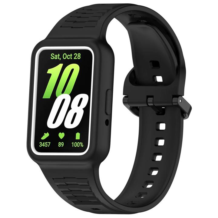 2025 New Watch Strap + Protective Case For Samsung Galaxy Fit 3 / Huawei Band 8 9 NFC Wrist Band Bracelet Silicone SmartWatch Watchband