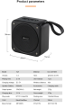 Kisonli S21 Wireless Mini Bluetooth Speaker. 