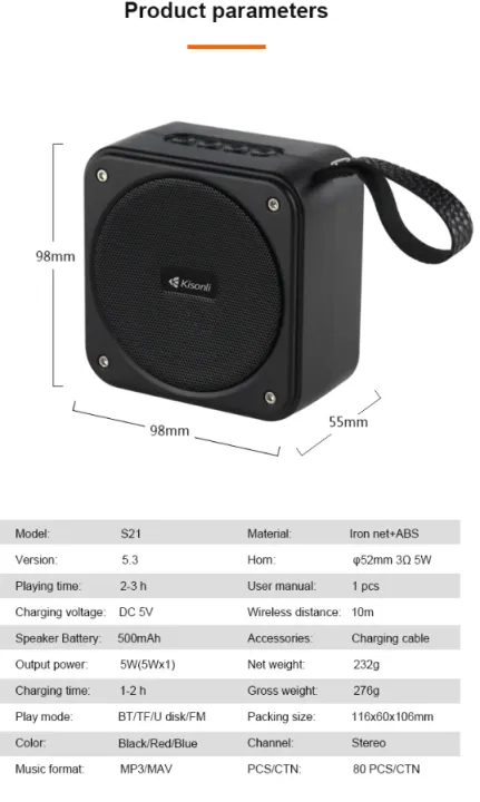 Kisonli%20S21%20Wireless%20Mini%20Bluetooth%20Speaker%20-%20Image%203