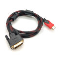 HDMI to DVI-D cable. 