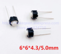 Tact Switch 2 Pin Reset Switch Tact Switch 2 Pin DIP Push Button Switch 5 Pcs. 