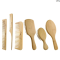 LutingHigh Quality Wooden Bamboo Hair Brush Air Massage Comb Anti-static Scalp Combs Airbag Hairdressing Healthy Reduce Hair Loss Styling Tools. 