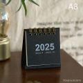 2025 Desk Calendar Mini Spiral Calendar Books Kawaii To Do List Daily Monthly Yearly Planner Time Manegement Desk Decorations. 