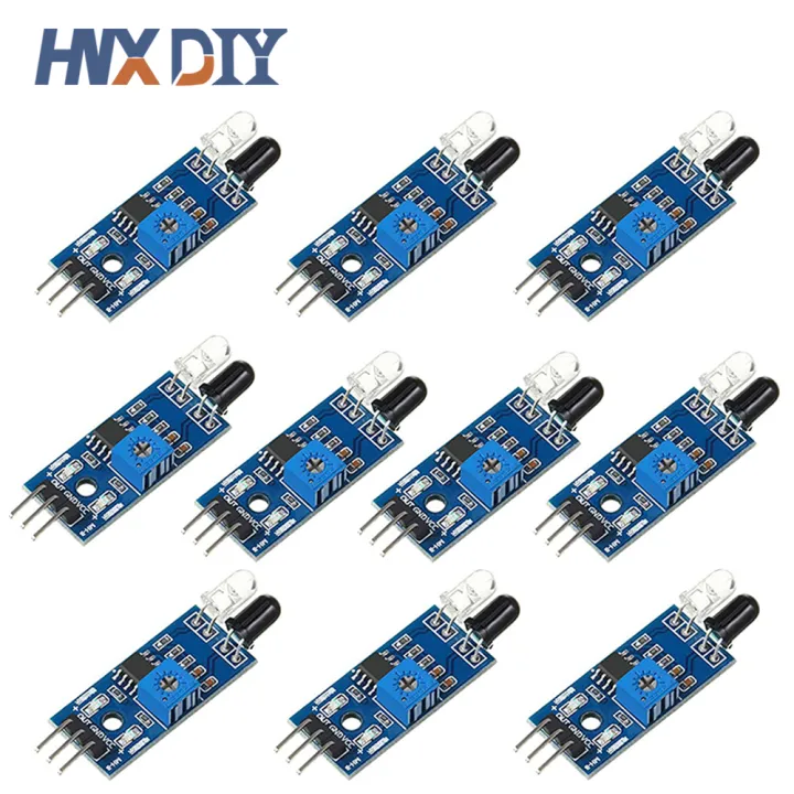 10PCS IR Infrared Obstacle Avoidance Sensor Module for Arduino Smart ...