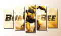 5-Piece Canvas Wall Art Set – Bumblebee Transformers Print. 